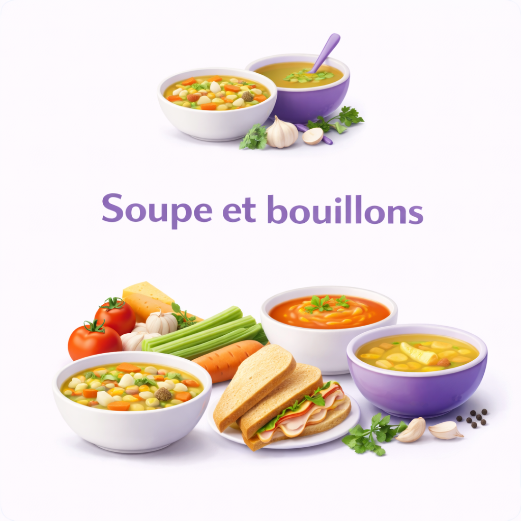 Soupe et bouillons