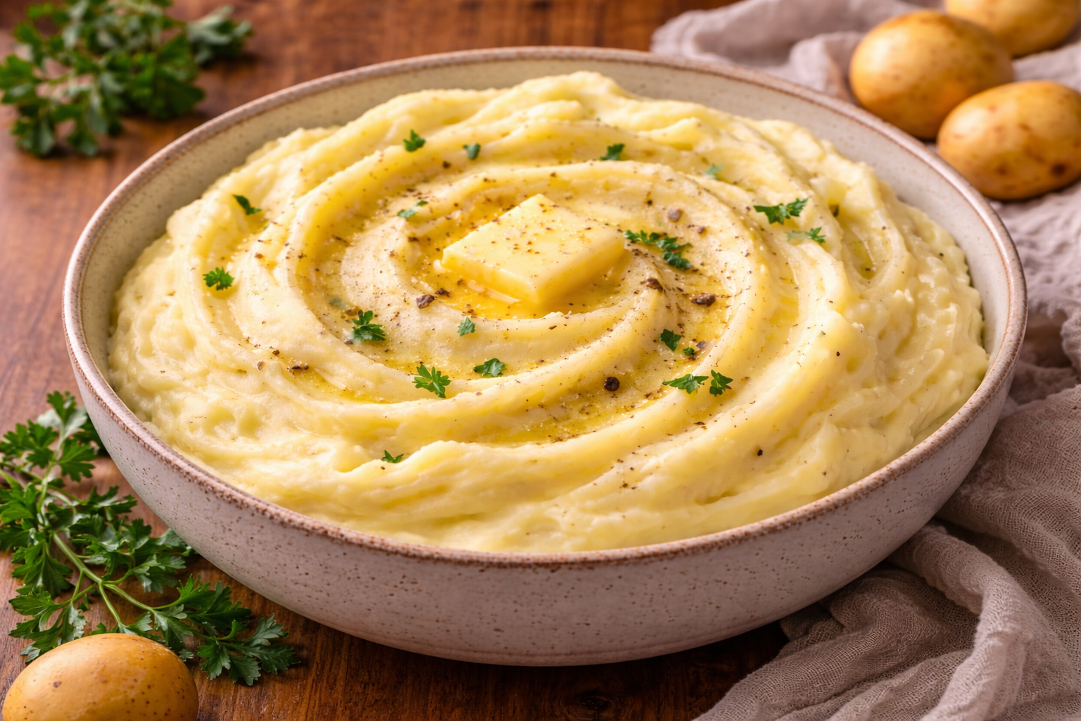 Purée de pommes de terre maison