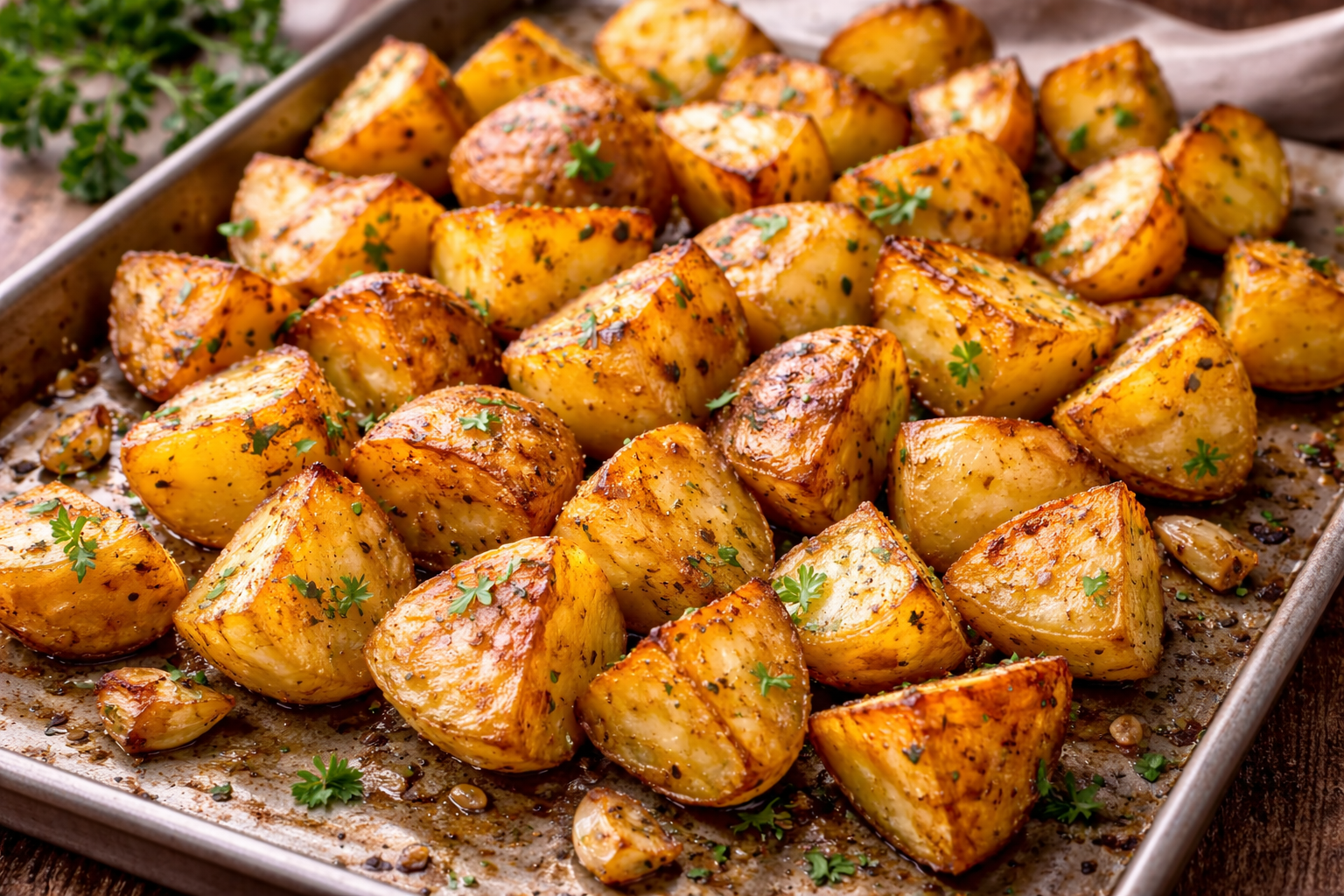 Pommes de terre rôties au four