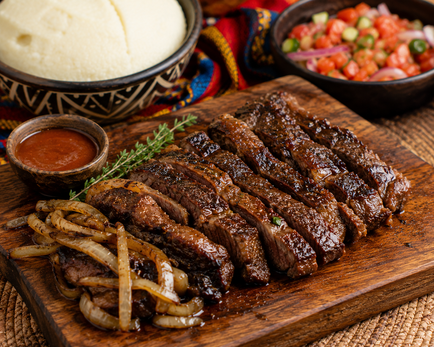 Bœuf braisé à la Botswana