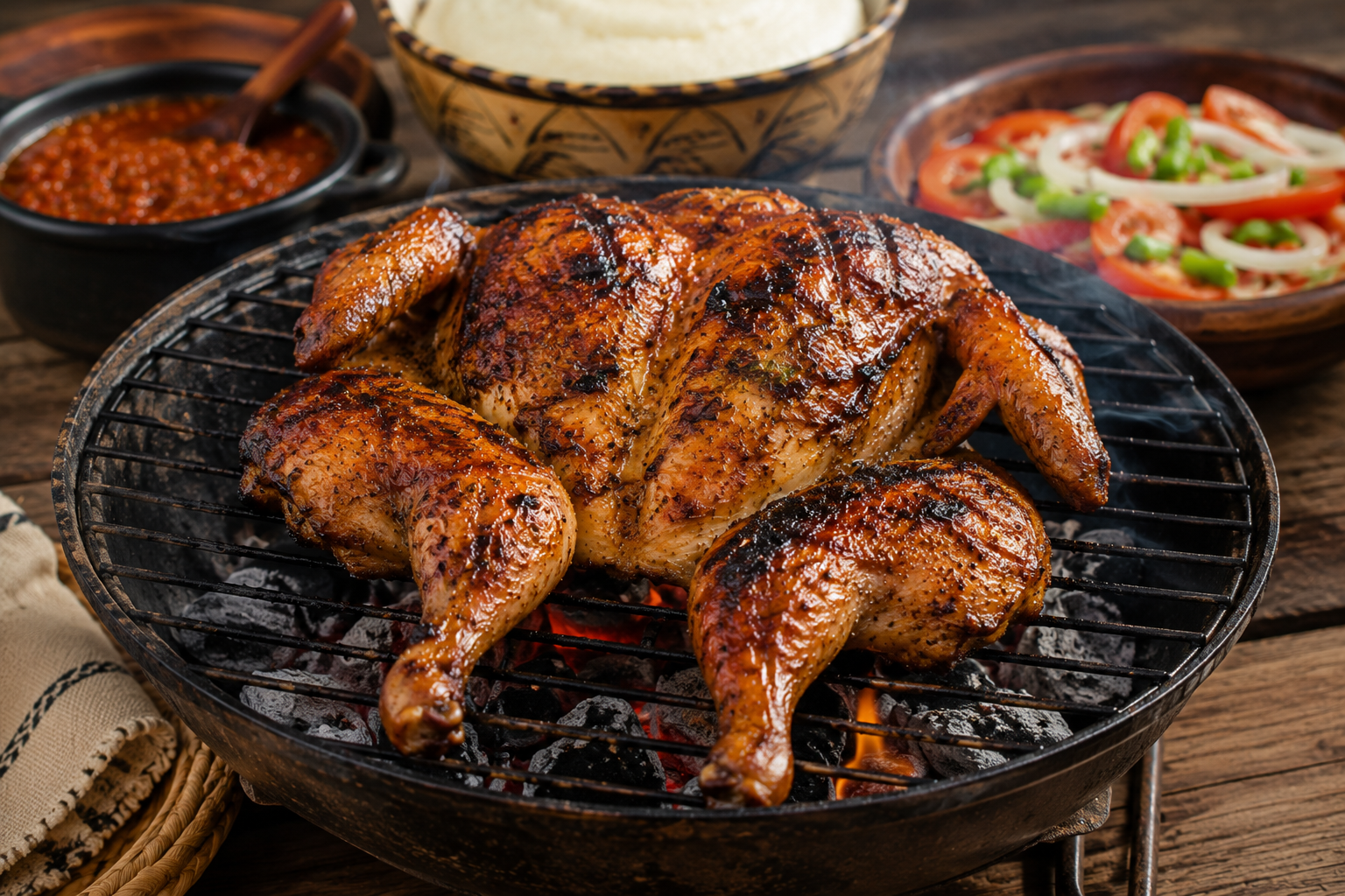 Poulet grillé traditionnel