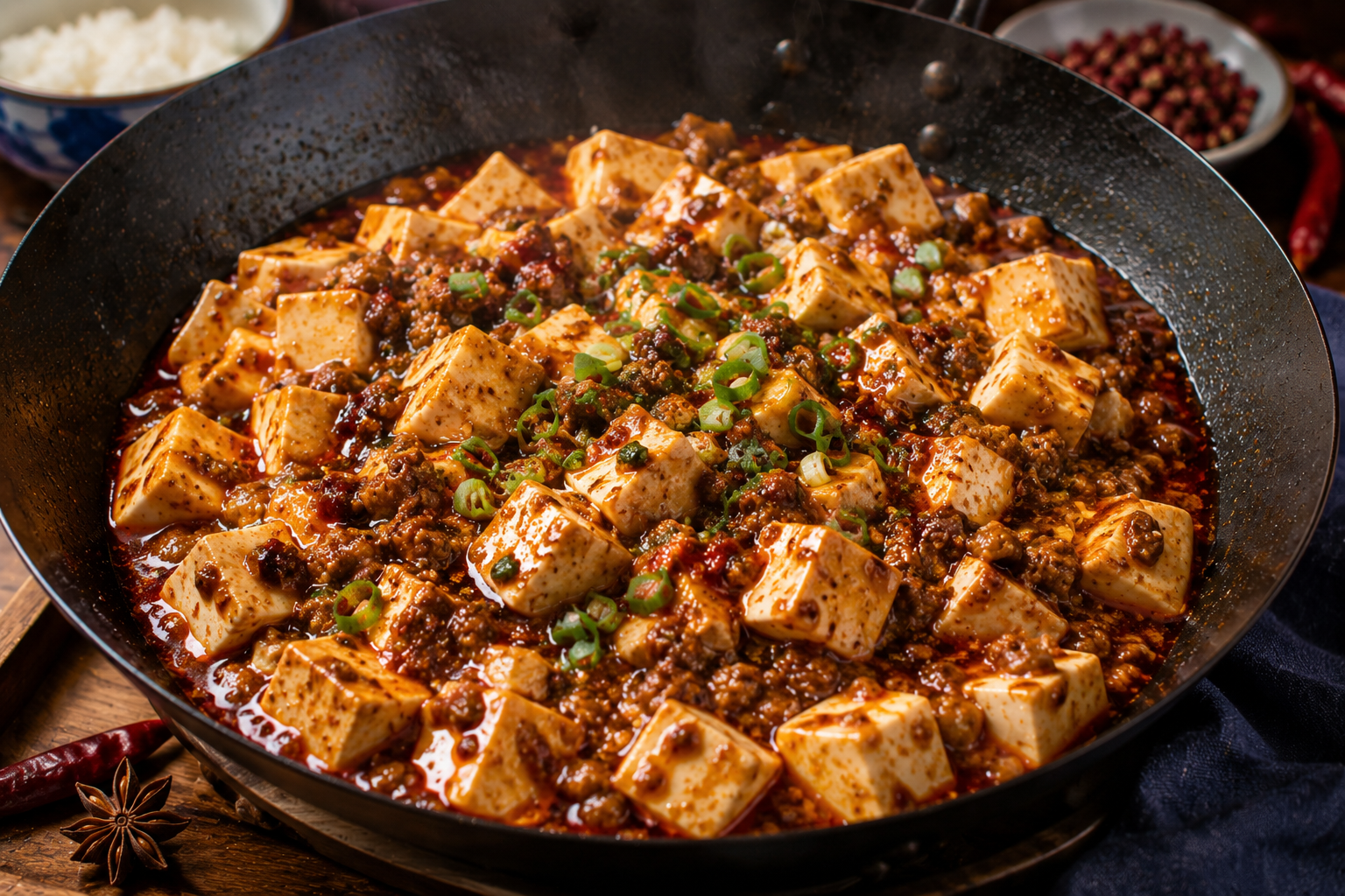Mapo Tofu (tofu épicé du Sichuan)