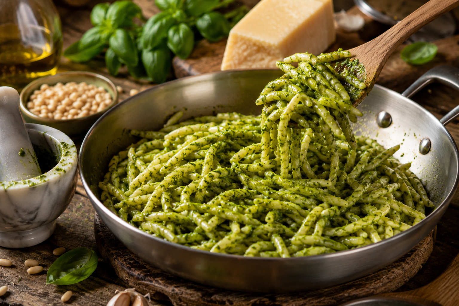 Pasta al Pesto Genovese