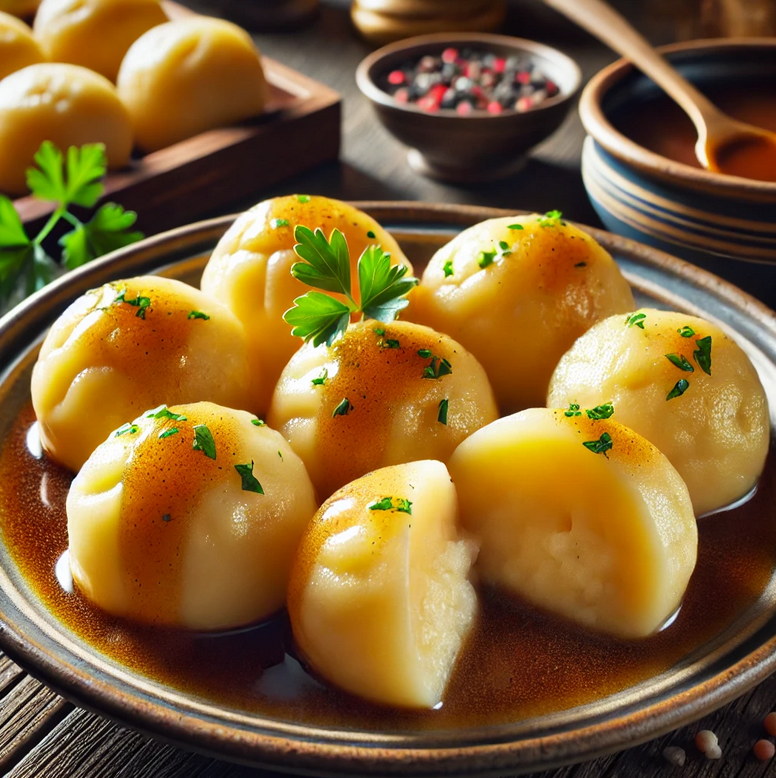 Kartoffelknödel – Quenelles de pommes de terre à l’allemande